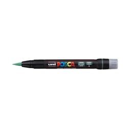 Uni Posca Brush Marker PCF-350 0.1-10mm Green