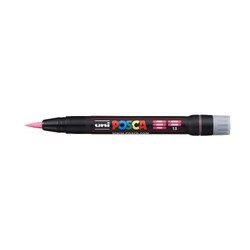Uni Posca Brush Marker PCF-350 0.1-10mm Pink
