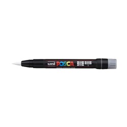 Uni Posca Brush Marker PCF-350 0.1-10mm White