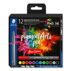 Staedtler Pigment Art Brush Pen 12 Set