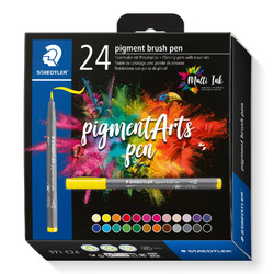 Staedtler Pigment Art Brush Pen 24 Set