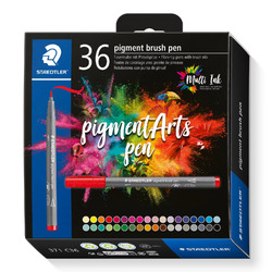 Staedtler Pigment Art Brush Pen 36 Set