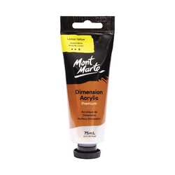 Mont Marte Dimension Acrylic Paint Lemon Yellow 75ml