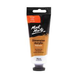 Mont Marte Dimension Acrylic Paint Orange 75ml