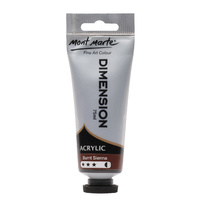 Mont Marte Dimension Acrylic Paint Burnt Sienna 75ml