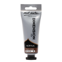 Mont Marte Dimension Acrylic Paint Burnt Umber 75ml