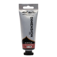 Mont Marte Dimension Acrylic Paint Pearl Wine Red 75ml