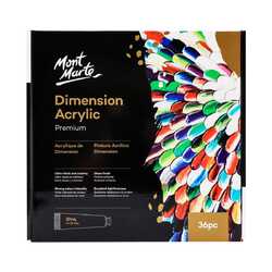 Mont Marte Dimension Acrylic Paint Set 36 tubes x 37ml