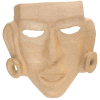 Papier Mache Primitive Face Mask