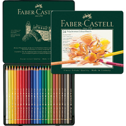 Faber-Castell Polychromos Colour Pencils Tin of 24