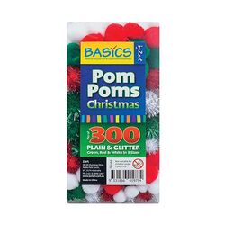 Pom Pom Christmas Tub Pk 300