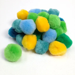 Pom Poms 25mm Summer Pk 30