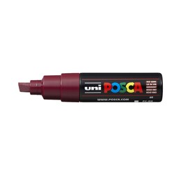 Uni Posca Markers Large PC-8K 8.0mm Red Wine