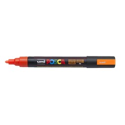 Uni Posca Markers Medium PC-5M 2.5mm Fluoro Orange