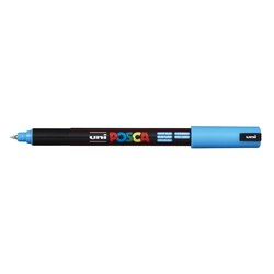 Uni Posca Markers Ultra-Fine PC-1MR 0.7mm Light Blue