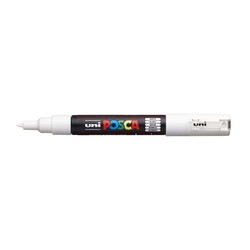 Uni Posca Markers Ultra-Fine PC-1MR 0.7mm White