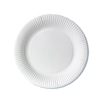 White Paper Plates 23 cm Pack of 50