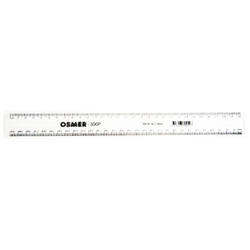 Osmer Plastic Clear Ruler 30cm