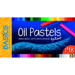 Zart Basics Oil Pastels Assorted Pk 48