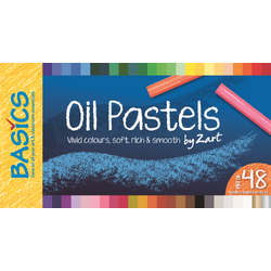 Zart Basics Oil Pastels Assorted Pk 48