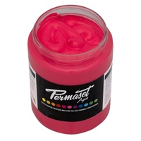Permaset Aqua Fluorescent Fabric Ink 300ml - Glow Red