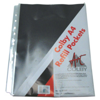 Refill Pockets for Refillable Display Book A4 Pack of 10