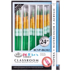 Royal Langnickel Taklon Round Classroom Set of 24