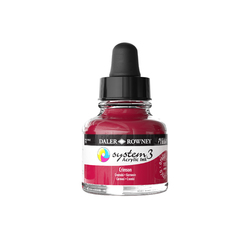 Daler-Rowney System3 Opaque Drawing Ink 29.5mL Crimson