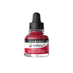 Daler-Rowney System3 Opaque Drawing Ink 29.5mL Cadmium Red Deep Hue