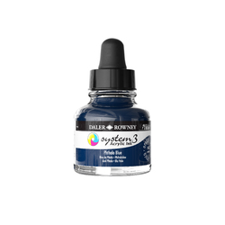 Daler-Rowney System3 Opaque Drawing Ink 29.5mL Phthalo Blue