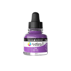 Daler-Rowney System3 Opaque Drawing Ink 29.5mL Purple