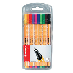 Stabilo Point 88 Fineliners Assorted Pack of 10