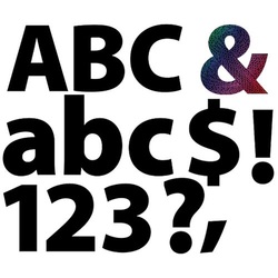 Adhesive Letters & Numbers, Multi Colour Reveal, Pack of 10 A3 Pages - 10 Scrapers