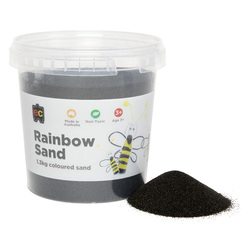 EC Coloured Rainbow Sand - Black 1kg