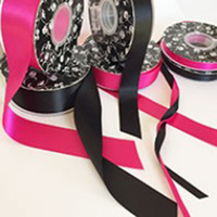 Double Sided Satin Ribbons Rolls