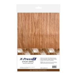 X-Press It Sticky Barc Cherry A3 Adhesive Wood Single Sheet