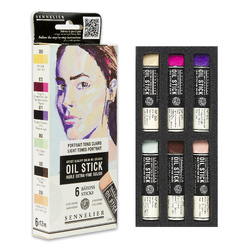Sennelier Mini Oil Stick Set of 6 - Light Tones