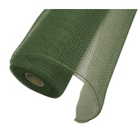 Floral Square Mesh Rolls 53cm x 9m Olive