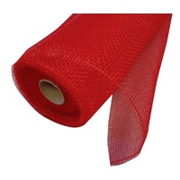 Floral Square Mesh Rolls 53cm x 9m Red