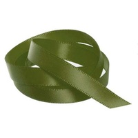 Satin Ribbon 10mm Olive 30m Roll