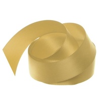 Satin Ribbon 25mm Gold 30m Roll