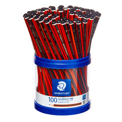 Staedtler Tradition Graphite Pencils 2B 100 Pack