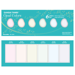 Kuretake Gansai Tambi Watercolour 6pk - Opal