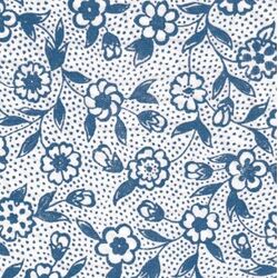Tissue Transfer Paper Blossoms Blue 430 x 300mm