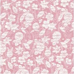 Tissue Transfer Paper - Pink Flowers in the wind