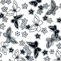 Tissue Transfer Paper Butterflies 390x280mm