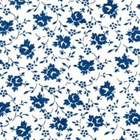 Tissue Transfer Paper Small Blue Flowers 420x280mm