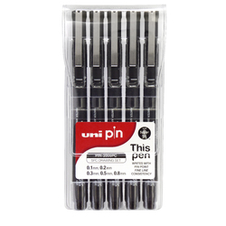 Uni Pin Fineliner Drawing Pen Sets