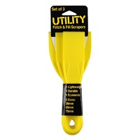 Uni-Pro Utility Patch & Fill Scraper Set of 3 38, 50 & 75mm
