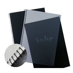 Premium Visual Diary A4 110gsm 60 sheets Single Wire Black Cover